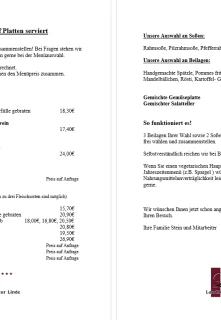 Feste feiern Hauptgang