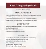 Stellenanzeige Koch